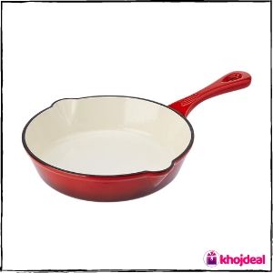 Amazon Brand - Solimo Cast Iron Fry Pan (21 cm)