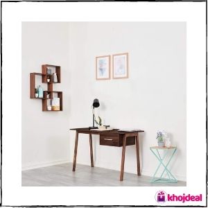 Wakefit Apollo Engineering Wood Study Table (Columbian Walnut)