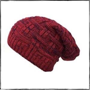 Gajraj Knitted Beanie Cap (Red)