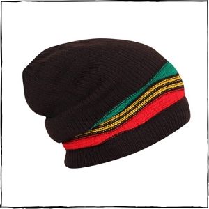 FabSeasons Acrylic Woolen Slouchy Beanie (Dark Brown)