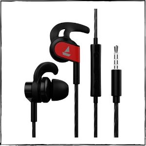Boat Bassheads 242 Wired Sports Earphones (Active Black)