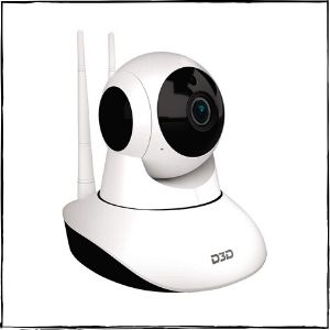 D3D D8810 1080P WiFi Home Security Camera 360 PTZ