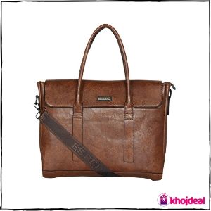 Esbeda Tan Color Regular Size Metropolitan Laptop Bag