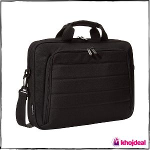 AmazonBasics Laptop and Tablet Case, Black, 15.6 inch
