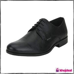 Red Tape Men's Round Toe Formal Shoes (Black)