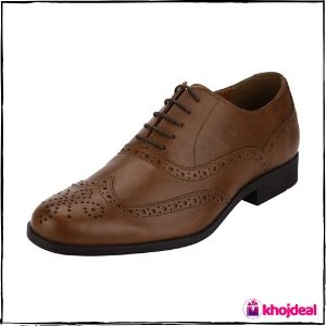Red Tape Men's Lace Up Formal Shoes (Tan)