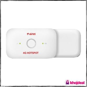 Airtel E5573Cs-609 4G Hotspot Portable Wi-Fi Data Device (White)