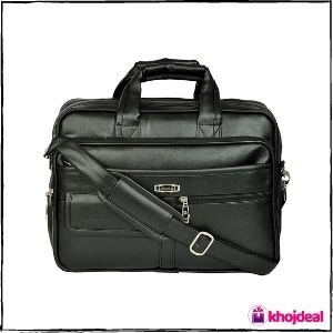ZIPLINE Vegan Leather Laptop Bag (15.6-inch)