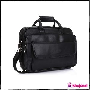 Trajectory PU Leather Laptop Bag (15.6-inch)