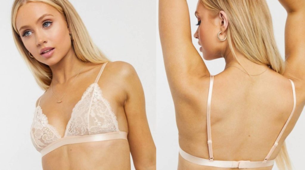 Triangle for women with little chest