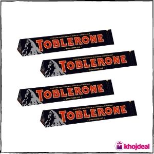 Toblerone Dark Chocolate with Honey and Almond Nougat