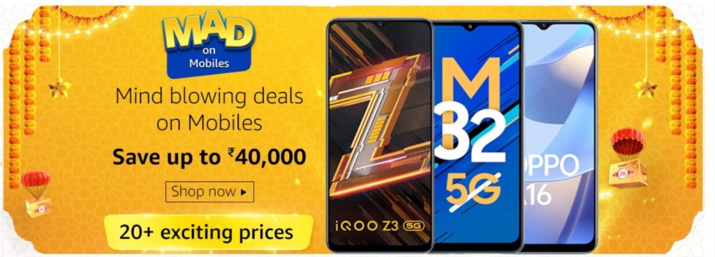 Amazon Diwali Offer Mobile
