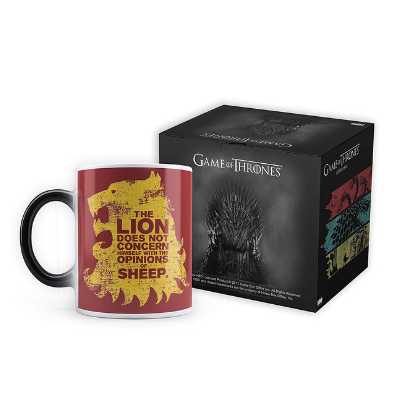 Game of Thrones Lion Sheep Morphing Magic Heat Sensitive Mug